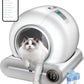 Self-Cleaning Cat Litter Box, Improved Robot Automatic Cat Litter Box for Multiple Cats, 65L + 9L Extra Large, Negative Ion Sterilization and Deodorization, APP Control, 3 Roll Cat Litter Liner Features