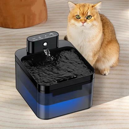 Wireless Automatic Cat Water Fountain 2600mAh Pet Water Dispenser For Dog Cat Infrared Sensor Smart Pet Drinkier Fountain