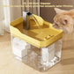 1PCS Cat Water Fountain Auto Filter Transparent Cat Drinker USB Anti-Dry Burning Recirculate Filtering Water Dispenser with Pump